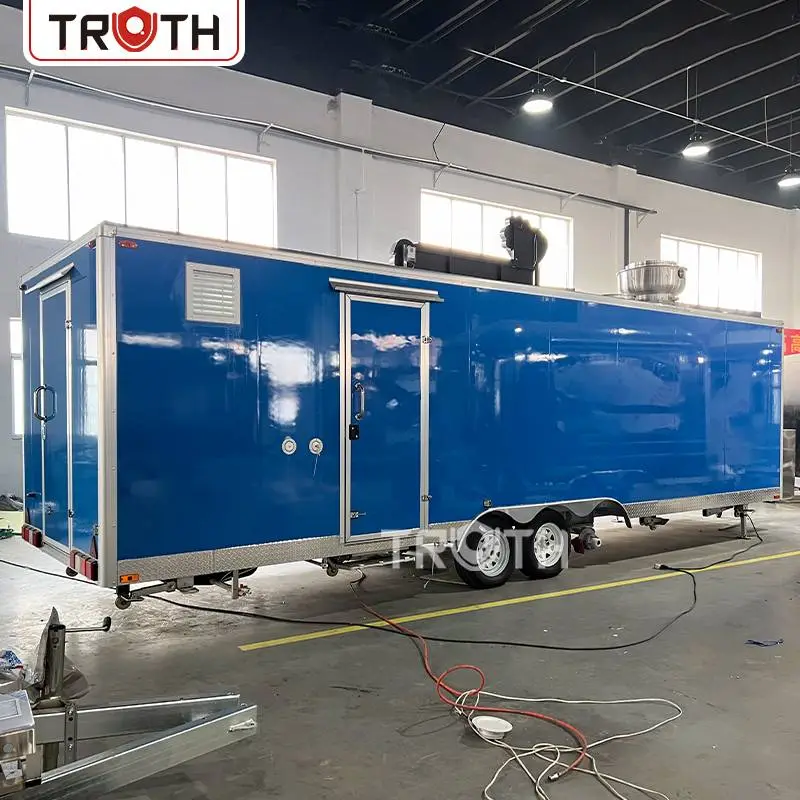 Food Truck Trailer With Toilet Fully Equipped
