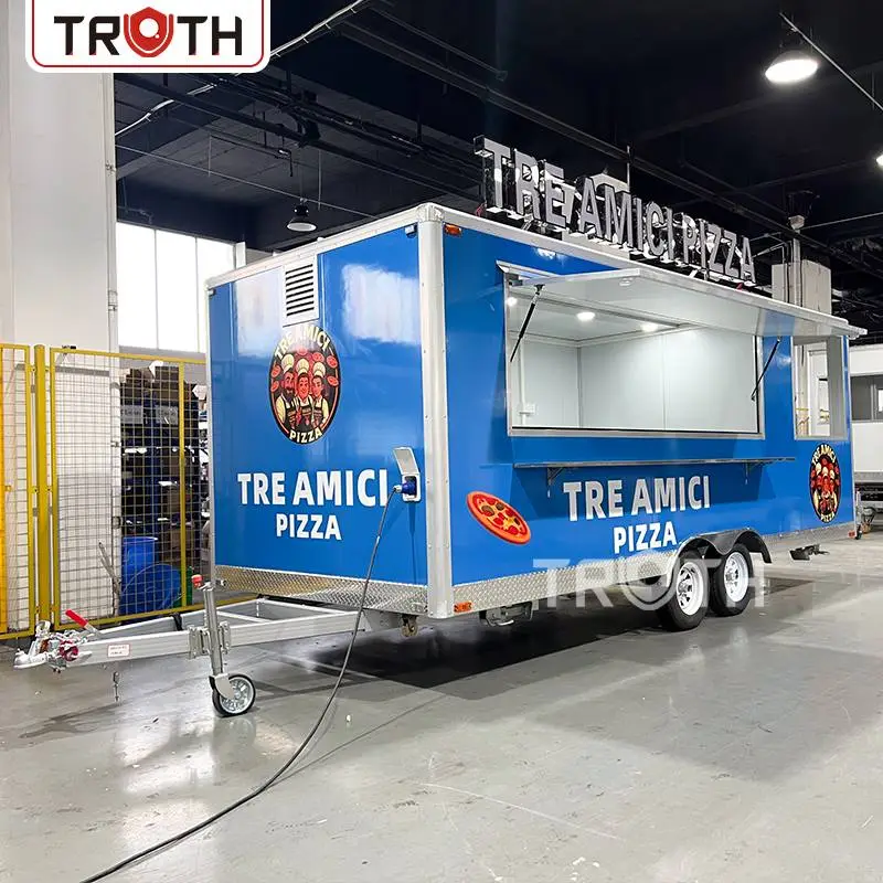 Mobile Concession Pizza Food Trailer