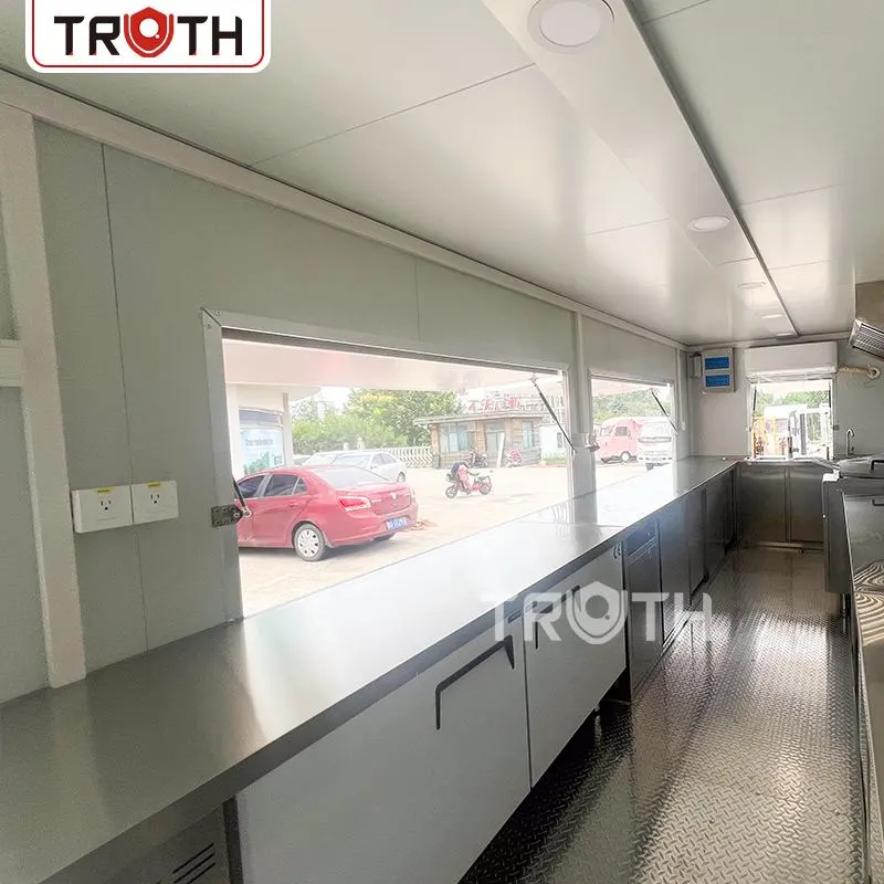 Usa Standard Food Trailer With Bathroom